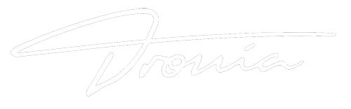 Dronia Sportwagen Signature Logo Webseite weiß 2025